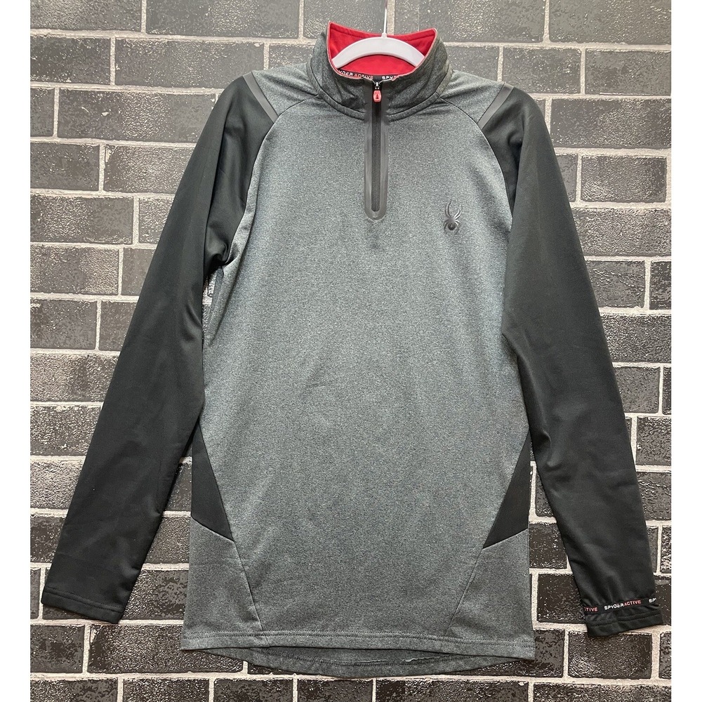 Mens‎ Spyder Active 1/4 Zip Medium Lightweight Mesh  ProWEB Pullover